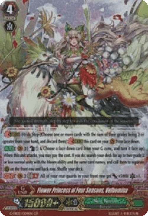 Cardfight!! Vanguard G-EB02 Flower Princess of Four Seasons, Velhemina [G F
