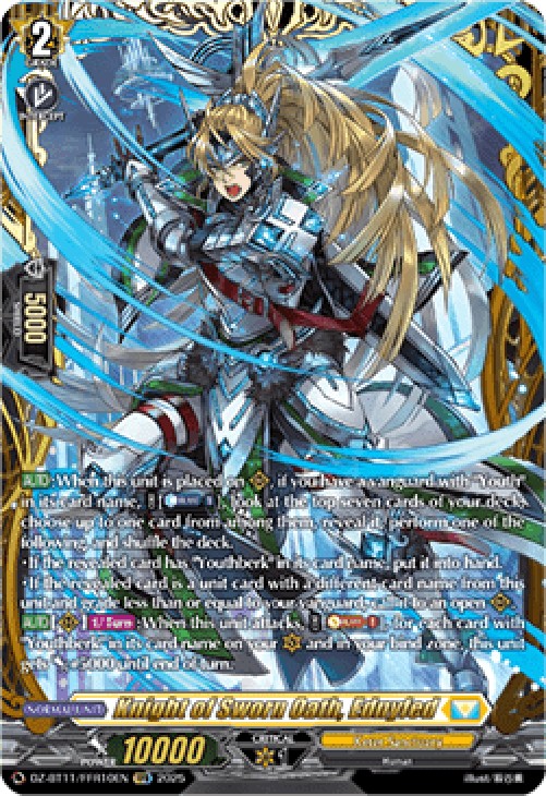 Cardfight!! Vanguard DZ-BT11 Knight of Sworn Oath, Ednyfed [D-Format] (V.2 