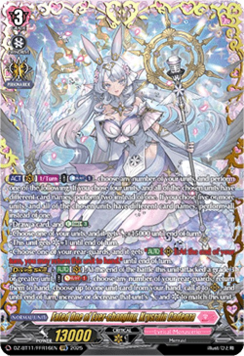 Cardfight!! Vanguard DZ-BT11 Fated One of Ever-changing, Krysrain Cadenza [