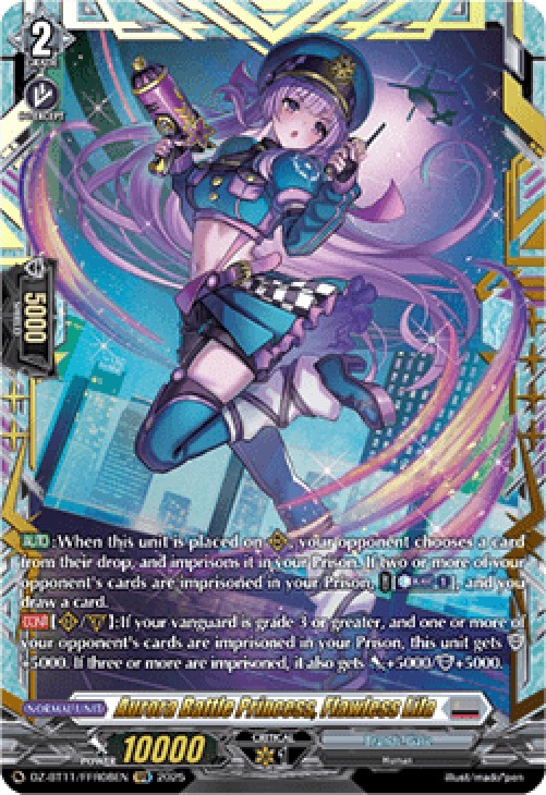 Cardfight!! Vanguard DZ-BT11 Aurora Battle Princess, Flawless Lila [D-Forma