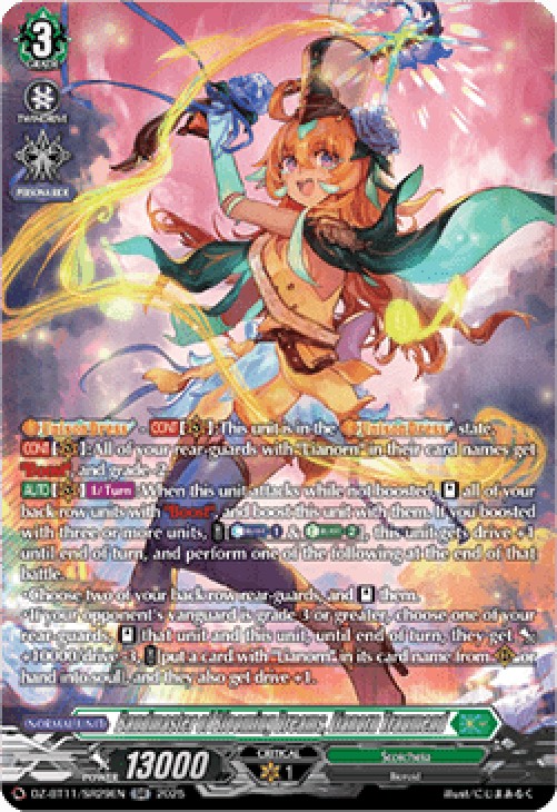 Cardfight!! Vanguard DZ-BT11 Bandmaster of Blooming Dreams, Lianorn Traumen