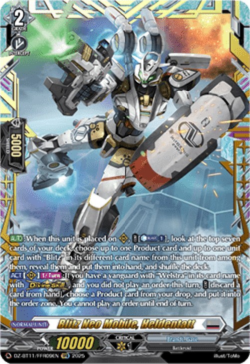 Cardfight!! Vanguard DZ-BT11 Blitz Neo Mobile, Heldentatt [D-Format] (V.2 -
