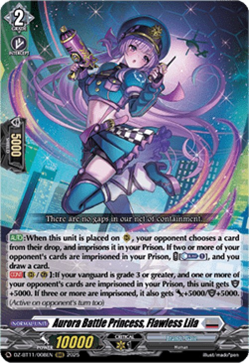 Cardfight!! Vanguard DZ-BT11 Aurora Battle Princess, Flawless Lila [D-Forma