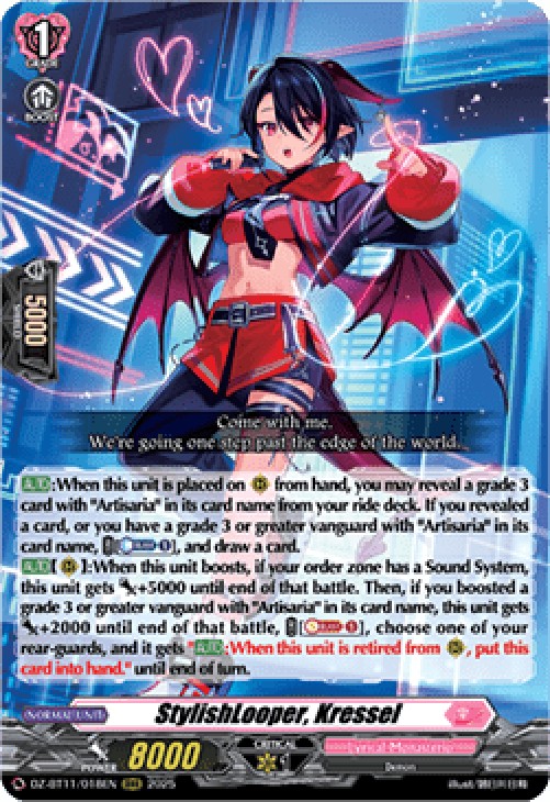 Cardfight!! Vanguard DZ-BT11 StylishLooper, Kressel [D-Format] (V.1 - Tripl