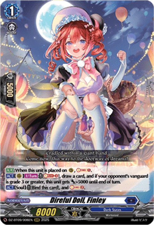 Cardfight!! Vanguard DZ-BT09 Direful Doll, Finley [D-Format] (V.1 - Triple 
