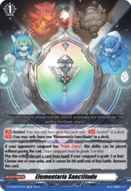 Cardfight!! Vanguard D-SS08 Elementaria Sanctitude [D Format]