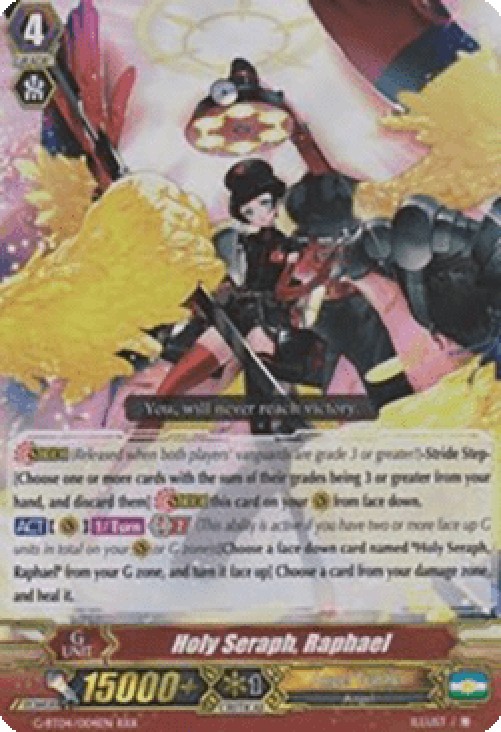Cardfight!! Vanguard G-BT04 Holy Seraph, Raphael [G Format] (V.2 - Triple R