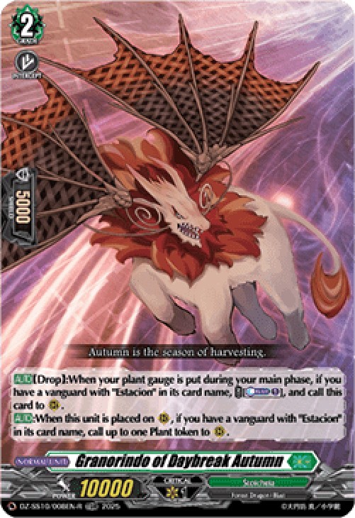 Cardfight!! Vanguard DZ-SS10 Granorindo of Daybreak Autumn [D-Format] (V.2 