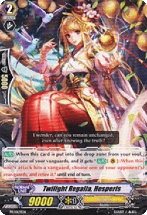 Cardfight!! Vanguard PR Twilight Regalia, Hesperis [G Format]