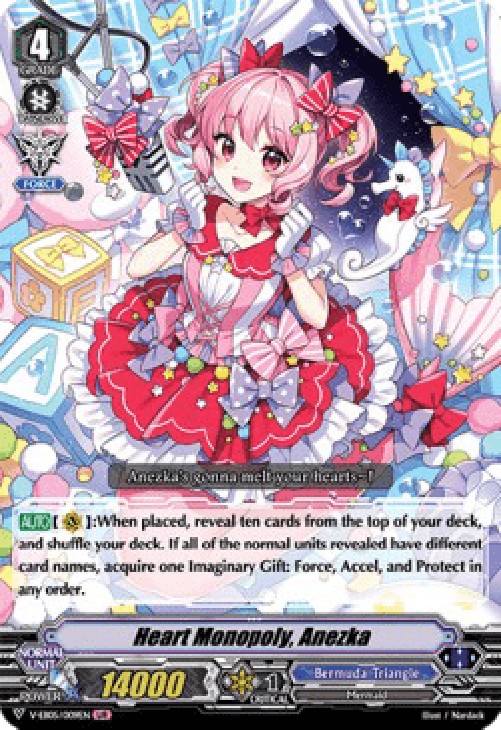 Cardfight!! Vanguard V-EB05 Heart Monopoly, Anezka [V Format] (V.1 - Legend