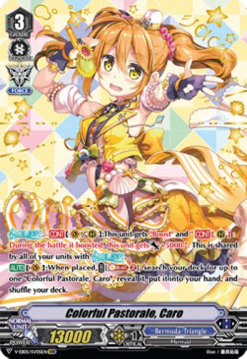 Cardfight!! Vanguard V-EB05 Colorful Pastorale, Caro [V Format] (V.2 - Spec