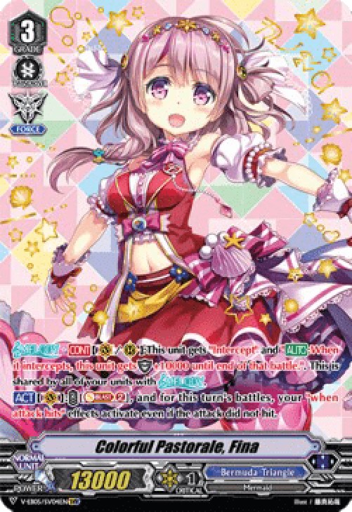 Cardfight!! Vanguard V-EB05 Colorful Pastorale, Fina [V Format] (V.2 - Spec