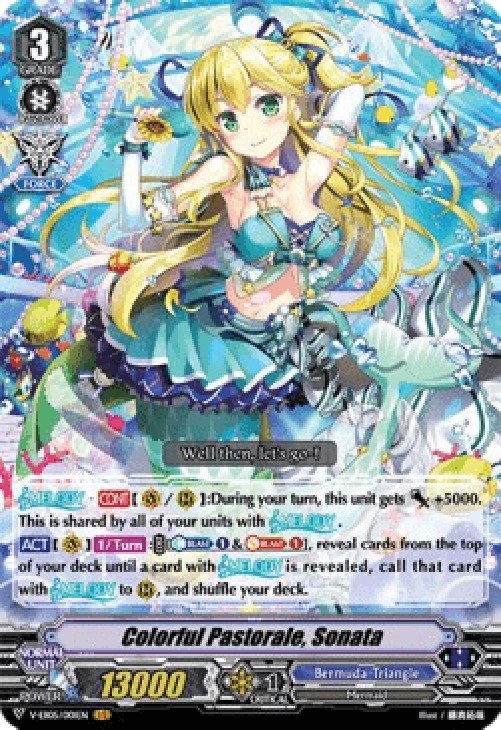 Cardfight!! Vanguard V-EB05 Colorful Pastorale, Sonata [V Format] (V.1 - Va