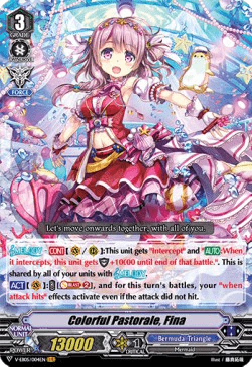 Cardfight!! Vanguard V-EB05 Colorful Pastorale, Fina [V Format] (V.1 - Vang