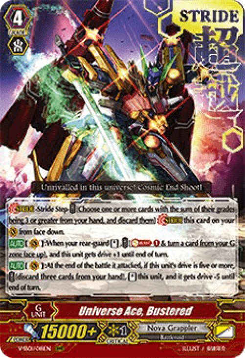 Cardfight!! Vanguard V-SS01 Universe Ace, Bustered [V Format] (V.2 - Triple