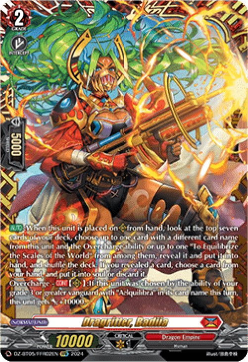 Cardfight!! Vanguard DZ-BT05 Dragritter, Badiia [D-Format] (V.2 - Double Fr
