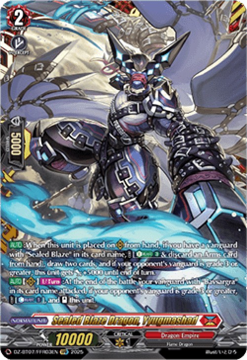 Cardfight!! Vanguard DZ-BT07 Sealed Blaze Dragon, Yyugmashad [D-Format] (V.