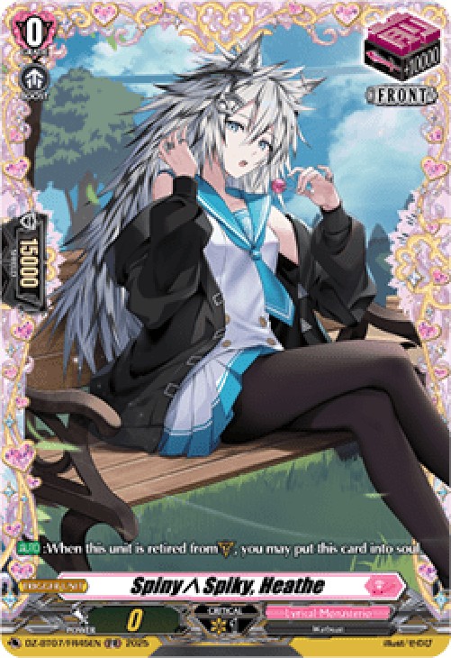 Cardfight!! Vanguard DZ-BT07 Spiny∧Spiky, Heathe [D-Format] (V.2 - Frame Ra