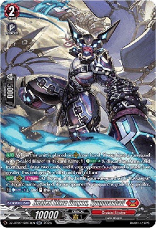 Cardfight!! Vanguard DZ-BT07 Sealed Blaze Dragon, Yyugmashad [D-Format] (V.