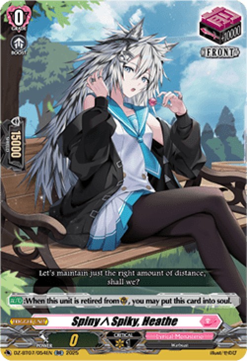 Cardfight!! Vanguard DZ-BT07 Spiny∧Spiky, Heathe [D-Format] (V.1 - Double R