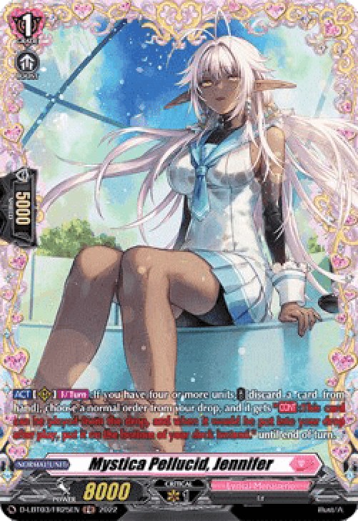 Cardfight!! Vanguard D-LBT03 Mystica Pellucid, Jennifer [D Format] (V.2 - F