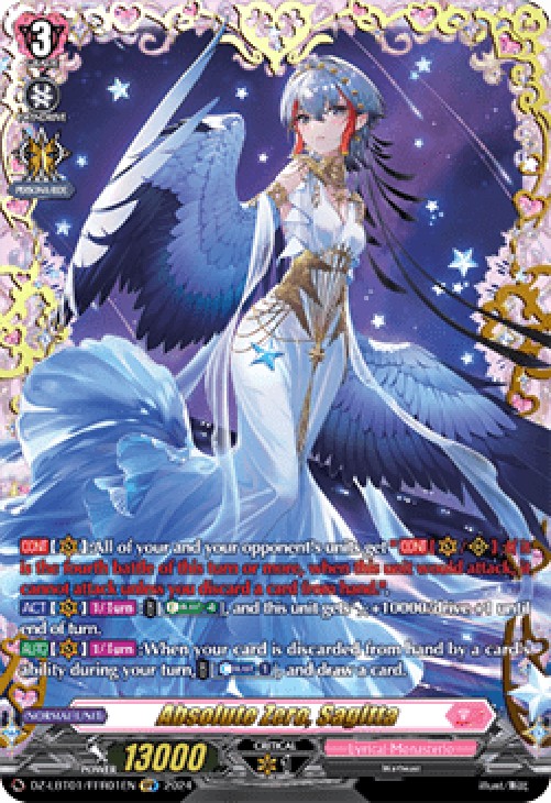 Cardfight!! Vanguard DZ-LBT01 Absolute Zero, Sagitta [D-Format] (V.2 - Doub