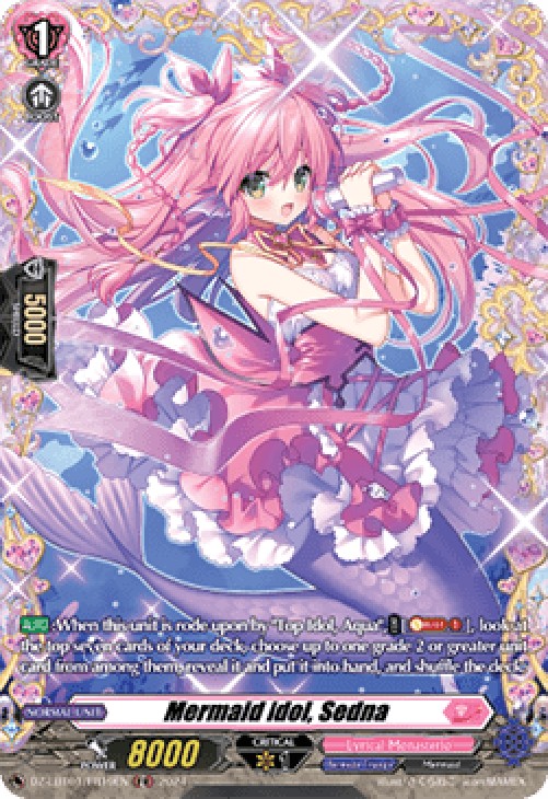 Cardfight!! Vanguard DZ-LBT01 Mermaid Idol, Sedna [D-Format] (V.2 - Frame R