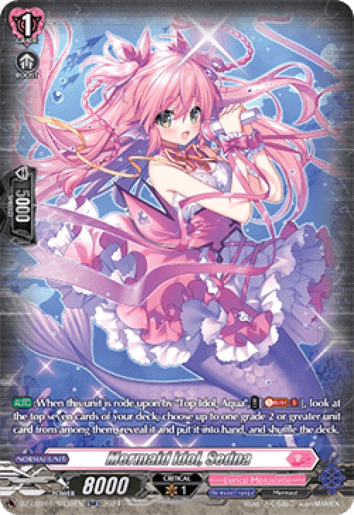 Cardfight!! Vanguard DZ-LBT01 Mermaid Idol, Sedna [D-Format] (V.3 - Silver 