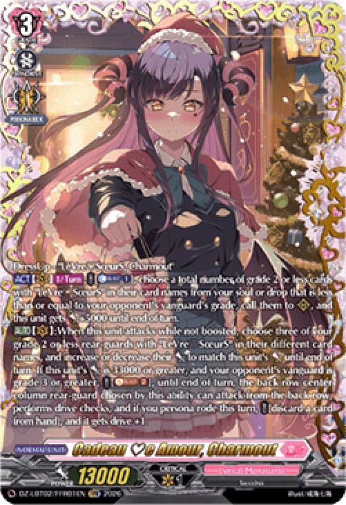 Cardfight!! Vanguard DZ-LBT02 Cadeau e Amour, Charmout [D-Format] (V.2 - Do