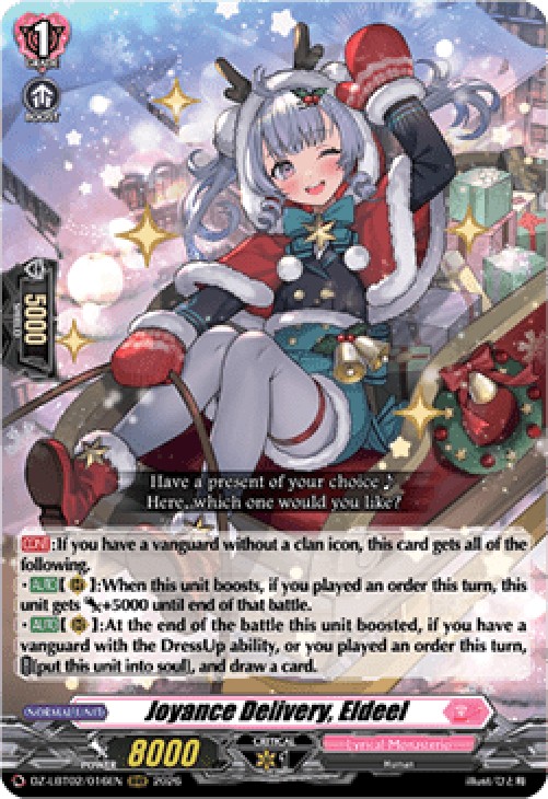 Cardfight!! Vanguard DZ-LBT02 Joyance Delivery, Eldeel [D-Format] (V.1 - Tr