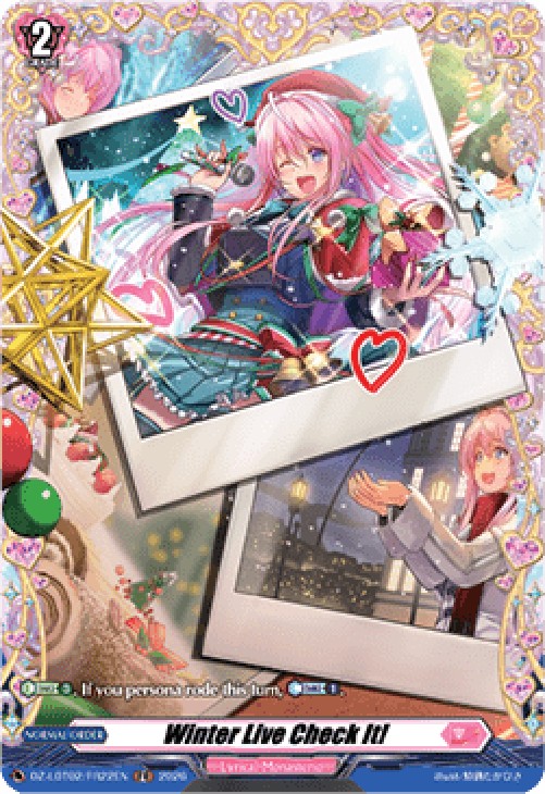 Cardfight!! Vanguard DZ-LBT02 Winter Live Check It! [D-Format] (V.2 - Frame