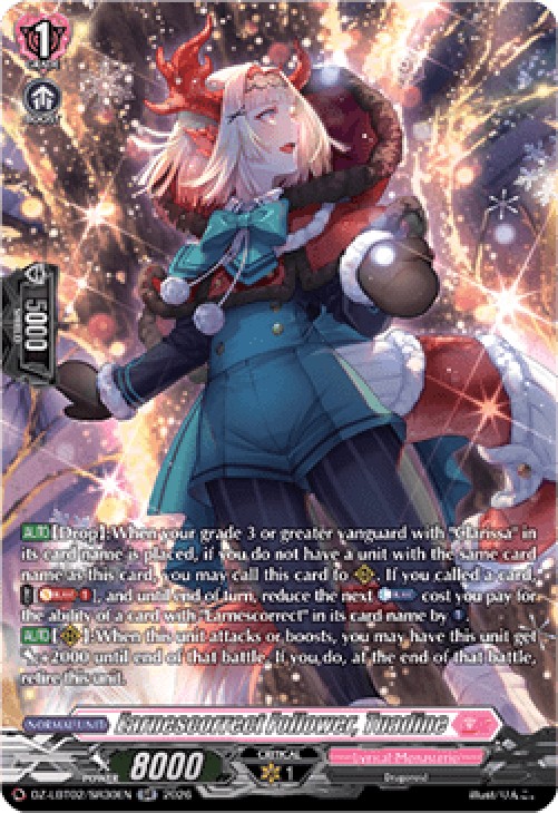 Cardfight!! Vanguard DZ-LBT02 Earnescorrect Follower, Tuadine [D-Format] (V