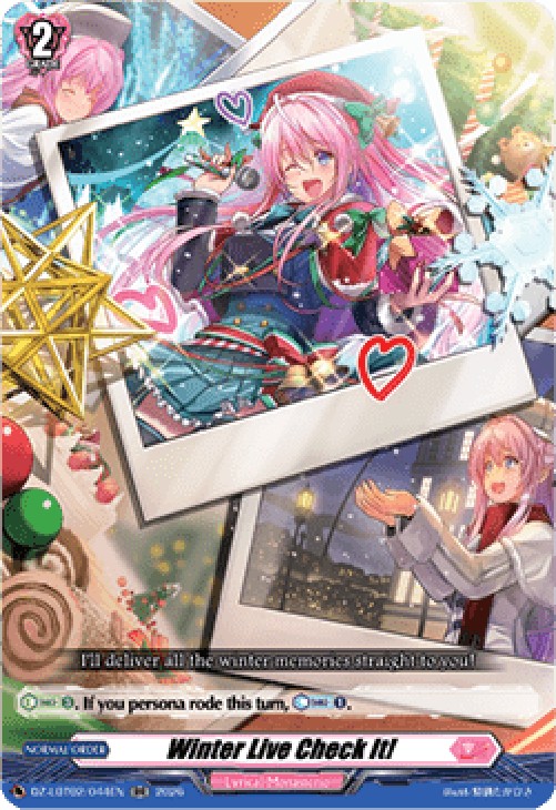 Cardfight!! Vanguard DZ-LBT02 Winter Live Check It! [D-Format] (V.1 - Doubl