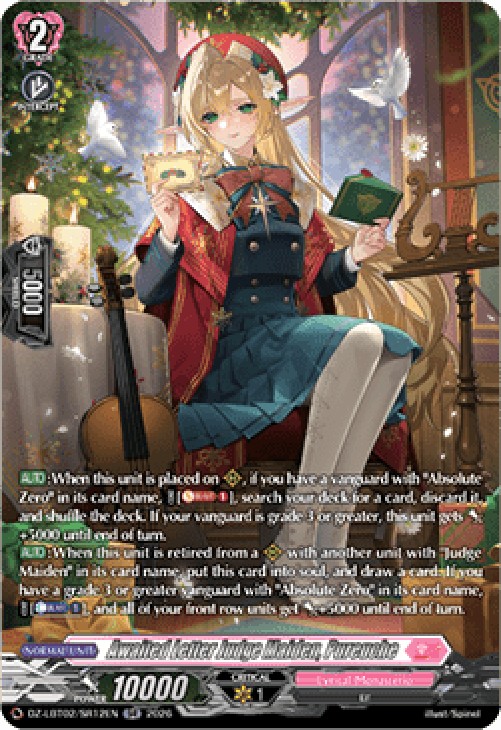 Cardfight!! Vanguard DZ-LBT02 Awaited Letter Judge Maiden, Pureuche [D-Form