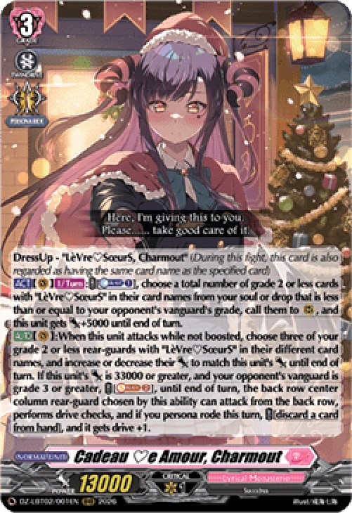 Cardfight!! Vanguard DZ-LBT02 Cadeau e Amour, Charmout [D-Format] (V.1 - Tr