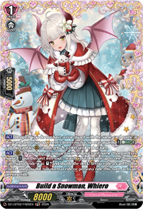 Cardfight!! Vanguard DZ-LBT02 Build a Snowman, Whiero [D-Format] (V.2 - Fra