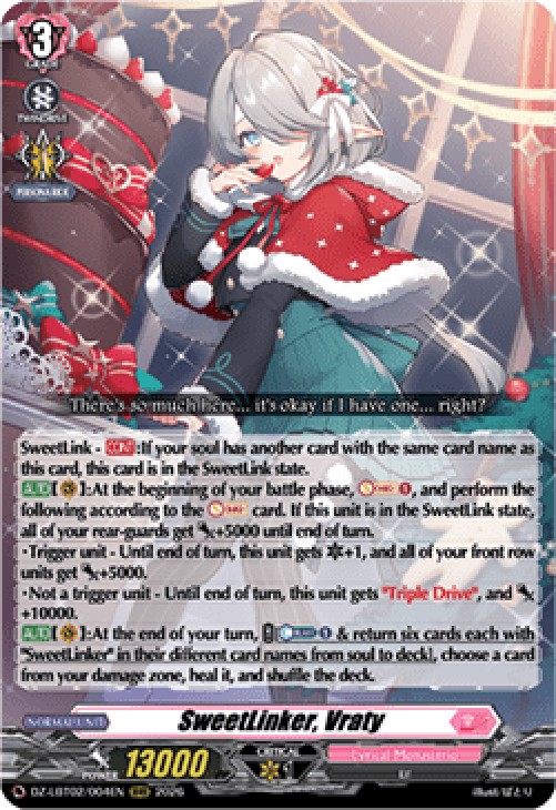 Cardfight!! Vanguard DZ-LBT02 SweetLinker, Vraty [D-Format] (V.1 - Triple R