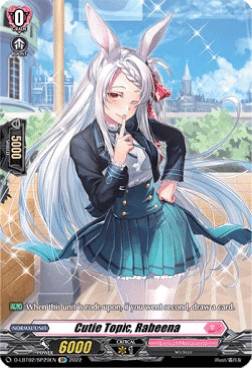 Cardfight!! Vanguard D-LBT02 Cutie Topic, Rabeena [D Format] (V.3 - Special