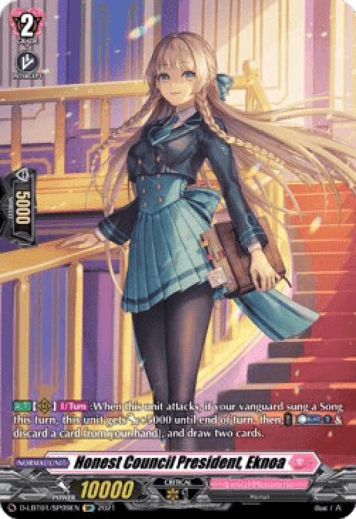 Cardfight!! Vanguard D-LBT01 Honest Council President, Eknoa [D Format] (V.