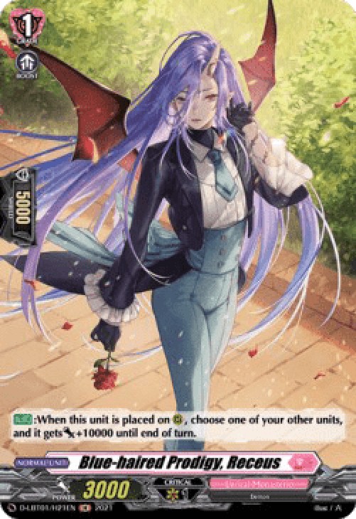 Cardfight!! Vanguard D-LBT01 Blue-haired Prodigy, Receus [D Format] (V.2 - 