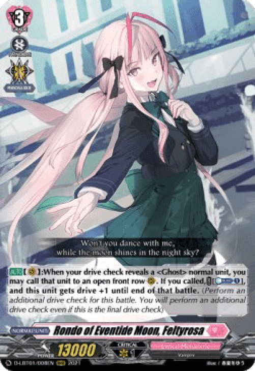 Cardfight!! Vanguard D-LBT01 Rondo of Eventide Moon, Feltyrosa [D Format] (