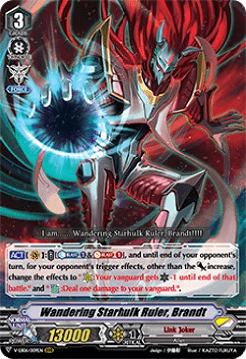 Cardfight!! Vanguard V-EB06 Wandering Starhulk Ruler, Brandt [V Format] (V.