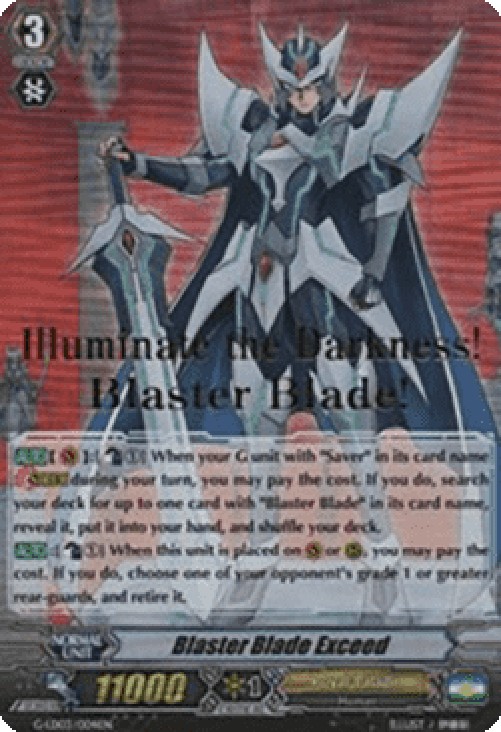 Cardfight!! Vanguard G-LD03 Blaster Blade Exceed [G Format] (V.3 - Special 