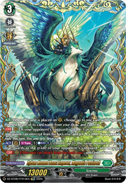 Cardfight!! Vanguard DZ-BT08 Sylvan Horned Beast Emperor, Magnolia Patriach