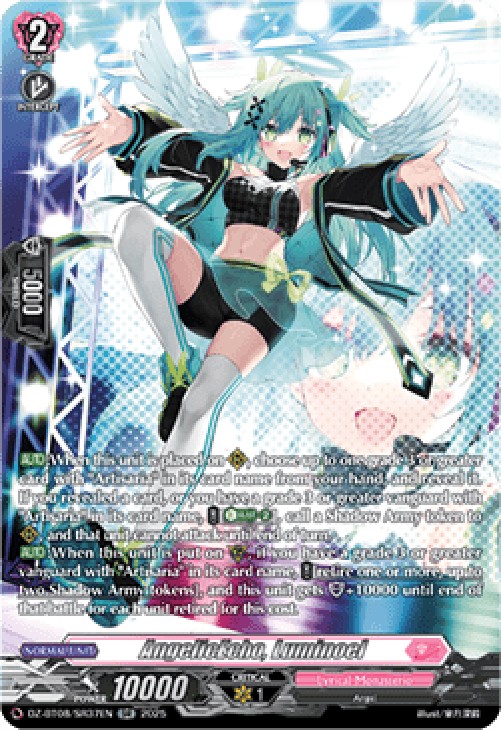 Cardfight!! Vanguard DZ-BT08 AngelicEcho, Luminoel [D-Format] (V.3 - Silver