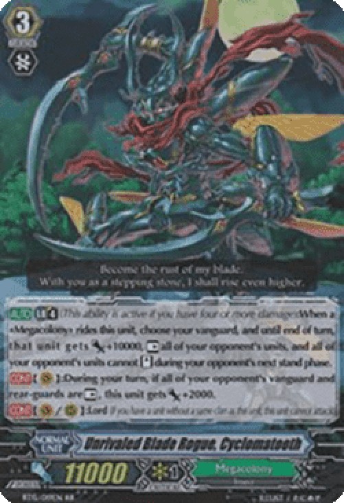 Cardfight!! Vanguard BT15 Unrivaled Blade Rogue, Cyclomatooth [G Format] (V