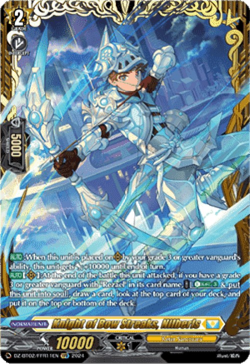 Cardfight!! Vanguard DZ-BT02 Knight of Bow Streaks, Nilberis [D-Format] (V.