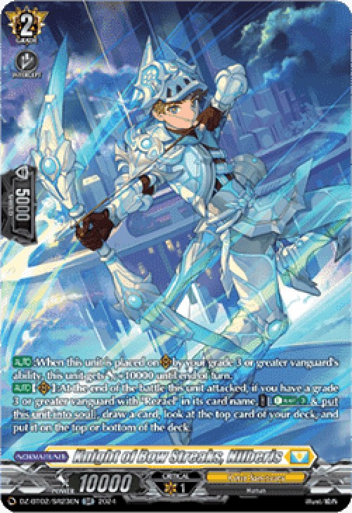 Cardfight!! Vanguard DZ-BT02 Knight of Bow Streaks, Nilberis [D-Format] (V.