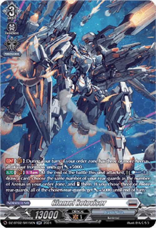 Cardfight!! Vanguard DZ-BT02 Glanzel Rotovisor [D-Format] (V.3 - Silver Rar