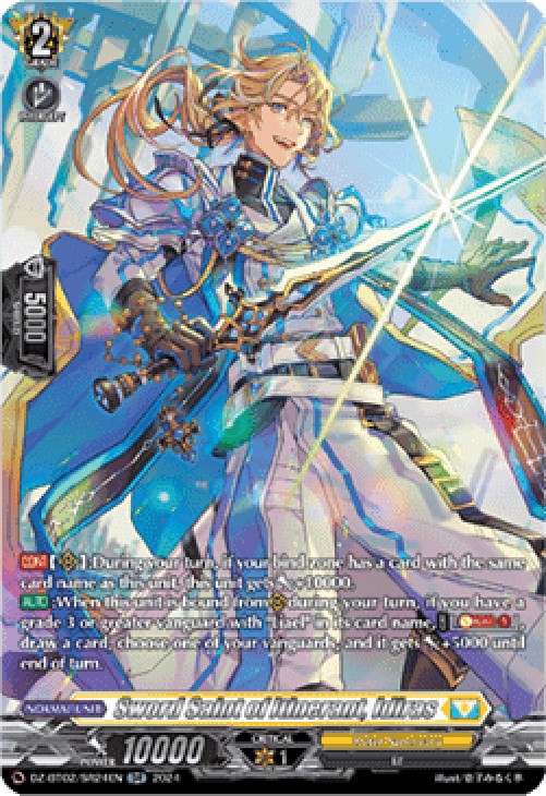 Cardfight!! Vanguard DZ-BT02 Sword Saint of Itinerant, Idiras [D-Format] (V